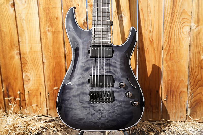 Schecter DIAMOND SERIES HELLRAISER HYBRID C-7 Trans Black Burst 7-String  Electric Guitar (2022)