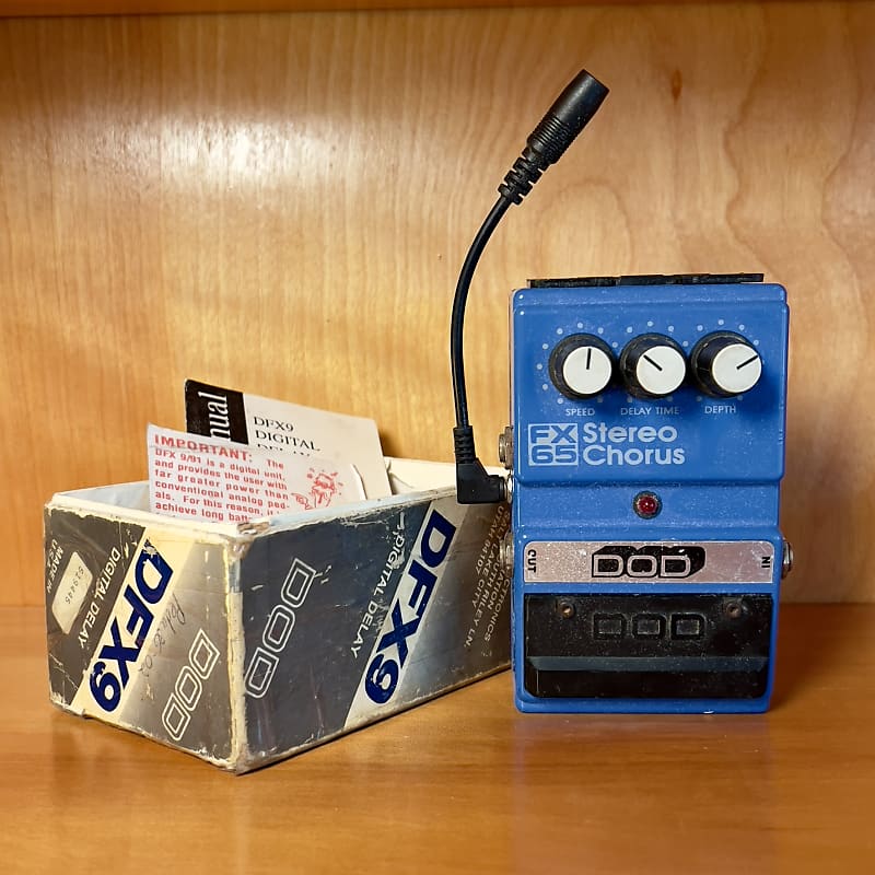 DOD Stereo Chorus FX65 (1986) w/ Orignal Box & Power Adapter image 1
