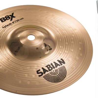 Sabian 40805X B8X 8" Splash Cymbal Bundle Natural - 8" image 6