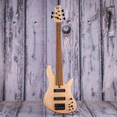 Fodera Emperor 5 Standard 5-String Bass, Natural image 4