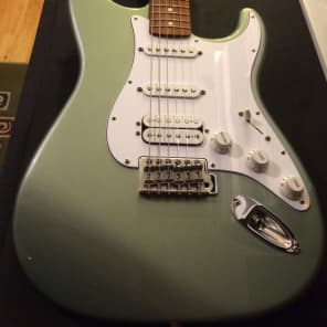 Fender Stratocaster MIM HSS Sage Green Metallic Reverb