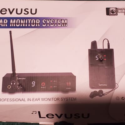 Levusu Pro UHF Dual Wireless in-Ear Monitor System with Earphone