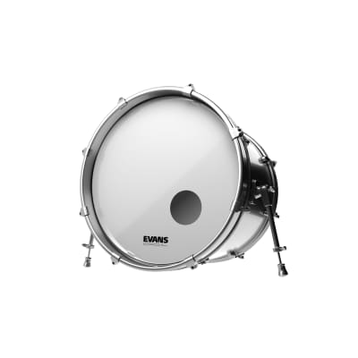 Evans EQ3 Resonant Smooth White Bass Drum Head, 26 Inch image 2