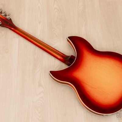 1997 Rickenbacker 360/12V64 Vintage Reissue 12 String Guitar Fireglo w/ OS Body, Case image 12