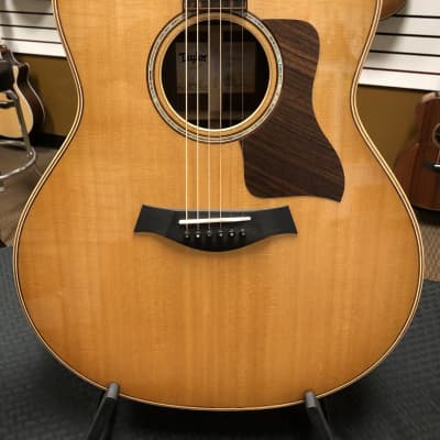 Taylor 818e Sitka Spuce Top Indian Rosewood Back & Sides with Western Floral Hardshell Case - Rep Sample, Mint image 2