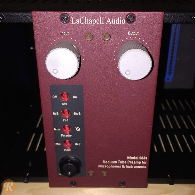 LaChapell Audio 583s 500 Series Vacuum Tube Mic Preamp Module image 1