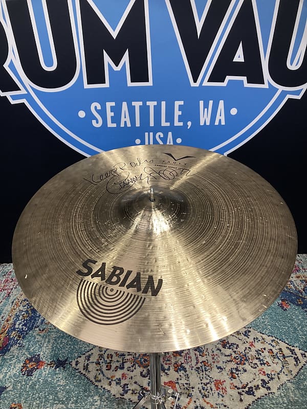 Carmine Appice's 22" Sabian Vault, Limited Edition, Carmine Appice Ride Cymbal, SIGNED! (CA2 #5) image 1
