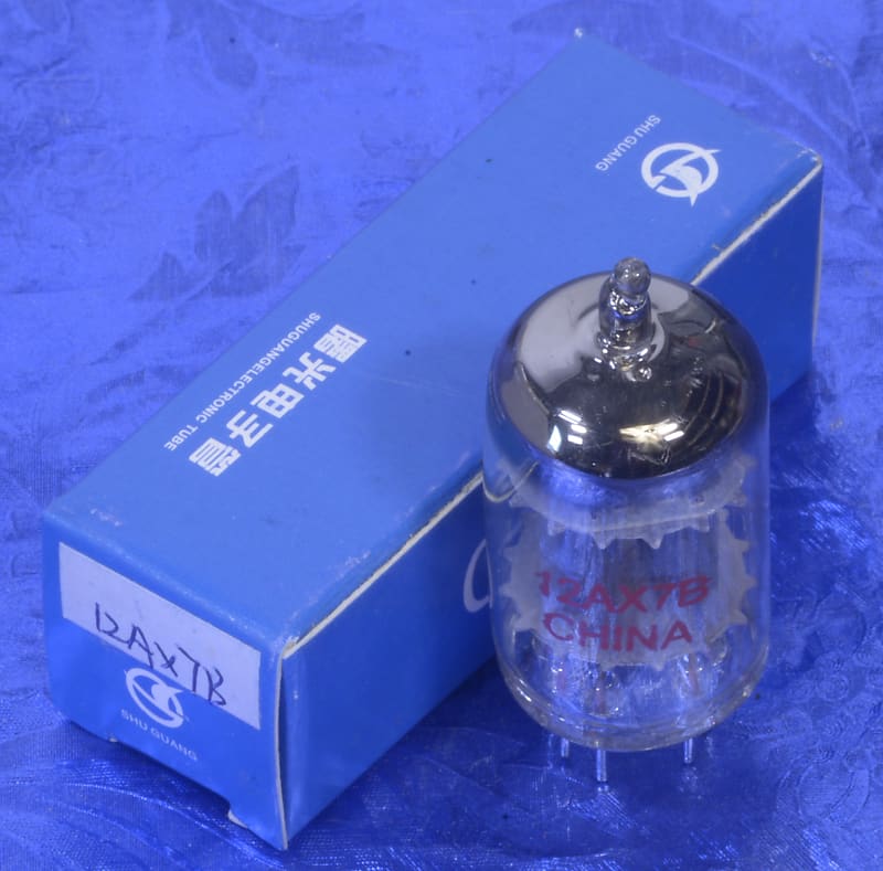 Shuguang China 12AX7B Tall Plate Vacuum Tube For Guitar Amps | Reverb