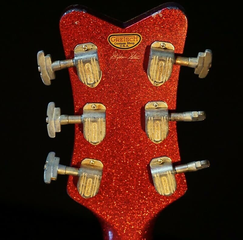 Gretsch USA Custom Shop Billy Bo Falcon Red Sparkle Heavy