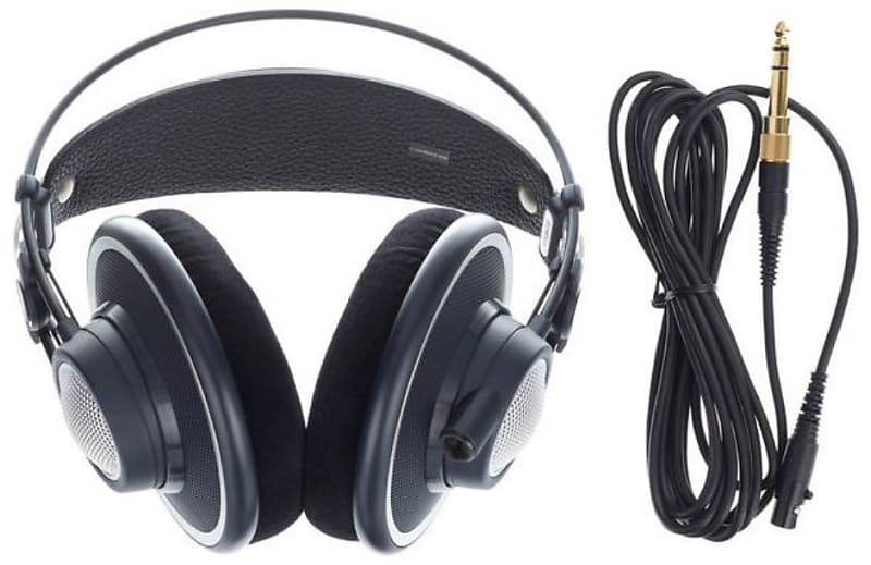 AKG K702 CUFFIA DINAMICA APERTA CIRCUMAURALE 62 OHM 105 DB + CAVO 3 METRI + ADATTATORE / PREMIUM REFERENCE CONFORTEVOLE 3D FORM VARIMOTION FLAT-WIRE