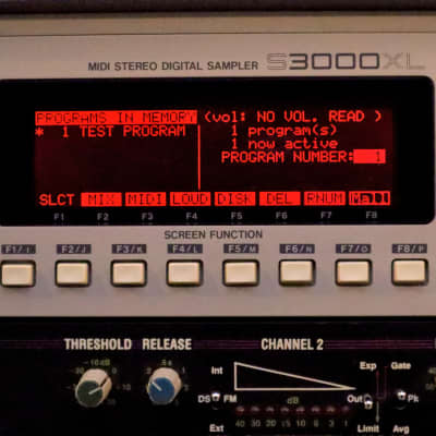 Akai S 3000 Serie LED Display Amber/Black