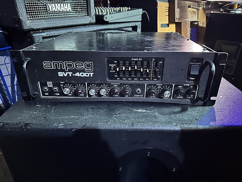 Ampeg SVT-400T 400-Watt Rackmount Bass Amp Head | Reverb