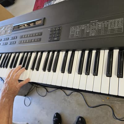 Gently Played 1980's ROLAND SUPER JX 76 KEY POLYPHONIC SYNTNTHESIZER with M-64C Memory Cartridge