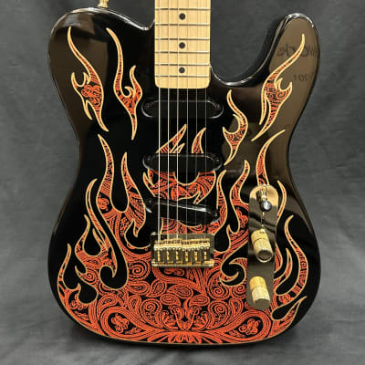 Fender James Burton Telecaster - Red Paisley Flames for sale