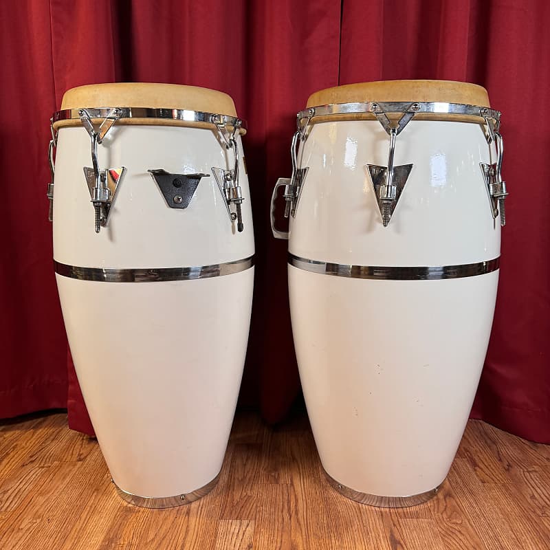 Vintage 1970s LP Original Fiberglass Quinto & Conga Set