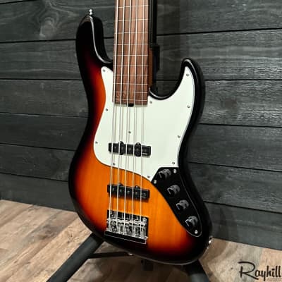Sadowsky SMX MetroExpress Vintage JJ 5-String Fretless Tobacco Sunburst Electric Bass Guitar image 3