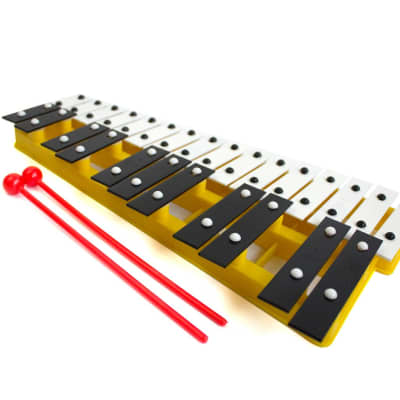 Prokussion 27 Key Chromatic Glockenspiel Xylophone - Yellow image 3