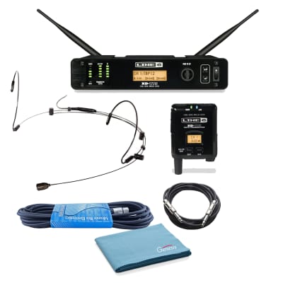 Line 6 XD-V75HS Digital Wireless Headset Microphone Bundle with 15ft XLR Cable, 10ft Instrument Cabl image 1