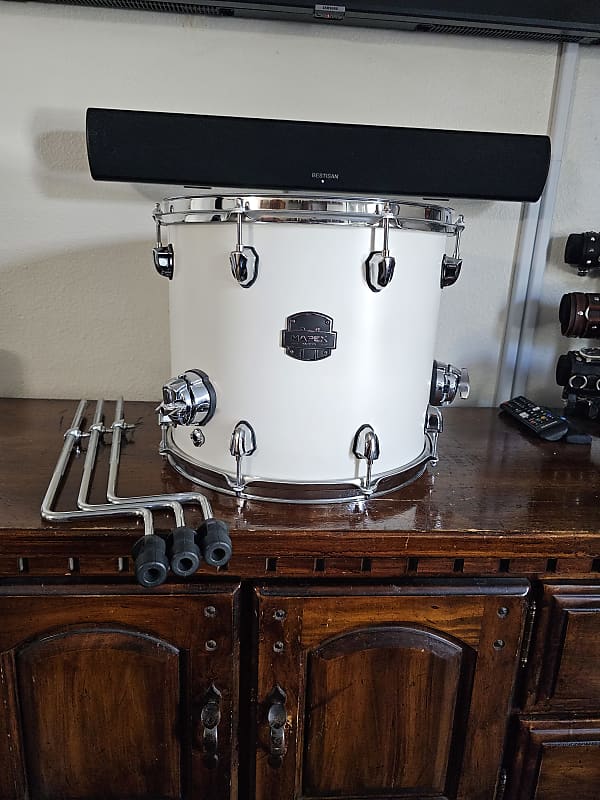 Mapex drums Saturn Floor tom Satin White Reverb
