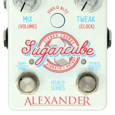 Alexander Pedals Sugarcube Stereo Chorus/Vibrato/Rotary pedal