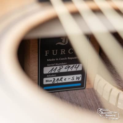 Furch Blue BARc-SW Series Sitka/Walnut Cutaway Baritone Acoustic Guitar w/Gigbag #8914 image 2