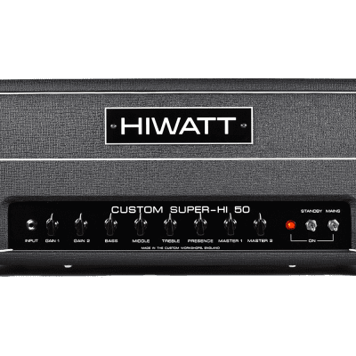SUPER HI-50 - Hiwatt Custom Super-Hi 50 Head | Reverb