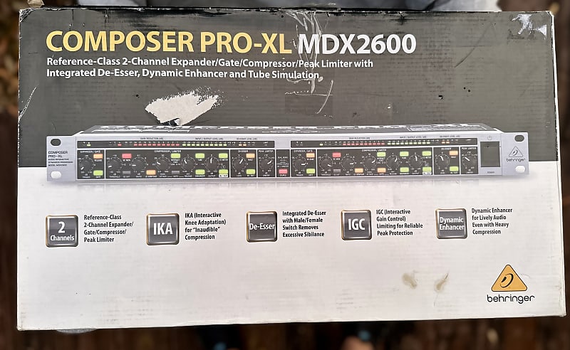 Behringer MDX2600 Composer Pro-XL Compressor / Limiter 2010s - Standard image 1