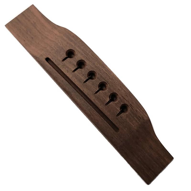 6-String Rosewood Saddle Thru Guitar Bridge For Martin Style | Reverb