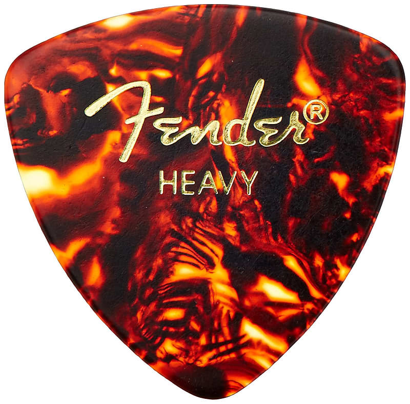 Fender 346 Classic Celluloid Guitar Picks - SHELL - HEAVY - 72-Pack (1/2 Gross) image 1
