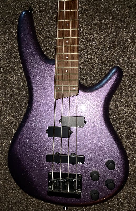 Vintage Ibanez sparkle purple Sdgr Sr 800 electric bass
