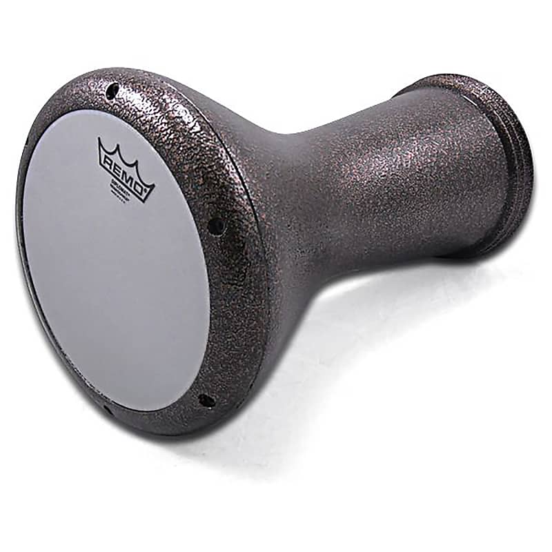 17" Copper Red Metal GEF Darbuka + Remo RENAISSANCE Skin Head Reverb