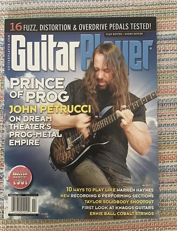 Guitar Player Magazine Back Issue February 2012 - John Petrucci