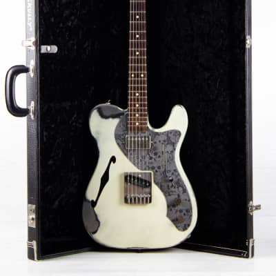 American Made Steel James Trussart Deluxe Steelcaster white image 1