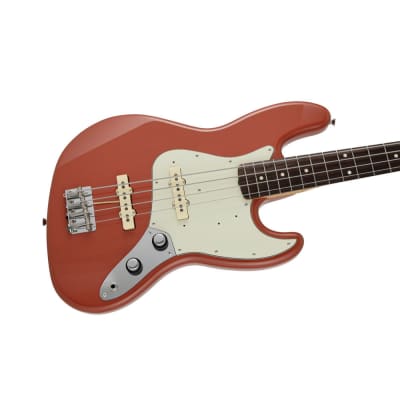 Fender Japan Tomomi Signature Jazz Bass 2023 Clear Fiesta Red | Reverb