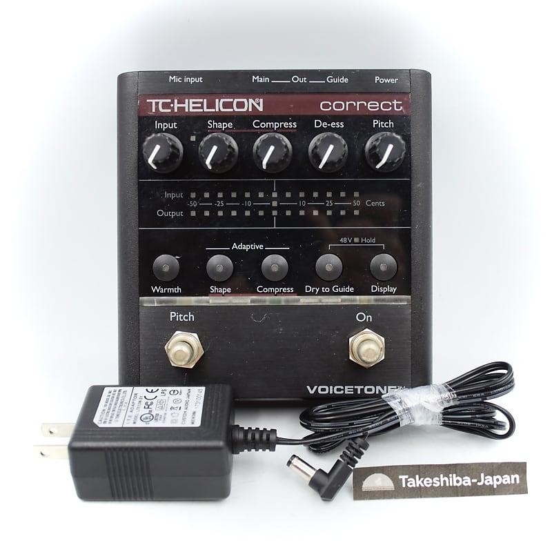TC HELICON Voicetone エフェクター TC-Helicon VoiceTone Double Vocal Pedal | zZounds