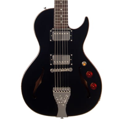 B&G Guitars Step Sister Crossroads - Cutaway / Humbucker - Midnight Ocean Black - SSCHHMO - Semi-Hollow Electric Guitar - NEW! image 1