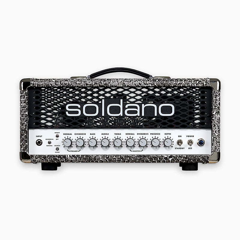 Soldano - SLO-30 CUSTOM - Amplifier Head - 2-Channel - 30W - Snakeskin image 1