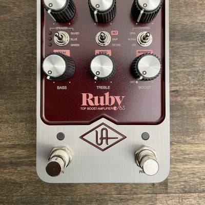 Universal Audio UAFX Ruby '63 Top Boost Amplifier Guitar Effects