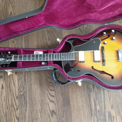 Seventy Seven Jazz Hawk Deep  Hollow body Guitar( Gibson es 175 style) image 10