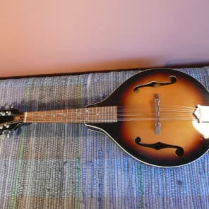 Vintage Hand painted Mini Mandolin 20”