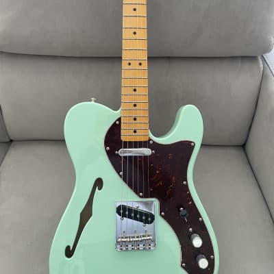 Fender American Original '60s Telecaster Thinline 2020 - Present Surf Green image 2