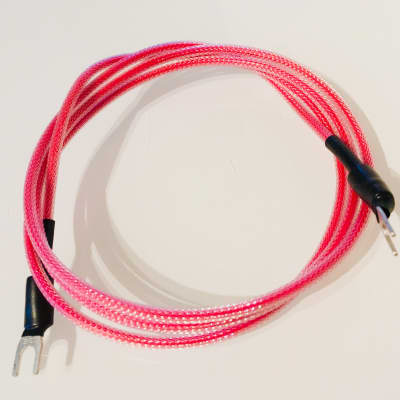 Turntable Cable RCA to RCA with Ground Lugs