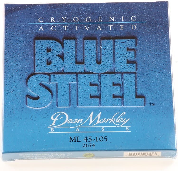 Dean Markley 2674 Blue Steel Bass Guitar Strings - .045-.105 Medium Light image 1
