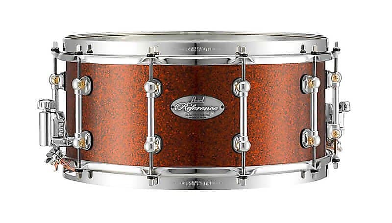 Pearl RFP1465S/C447 Reference Pure 6.5x14" Snare Drum in Burnt Orange Glass (Made to Order) image 1