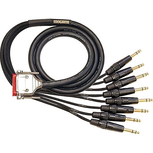 Mogami Gold 8-Channel DB25 to TRS Cable (10 Foot) image 1
