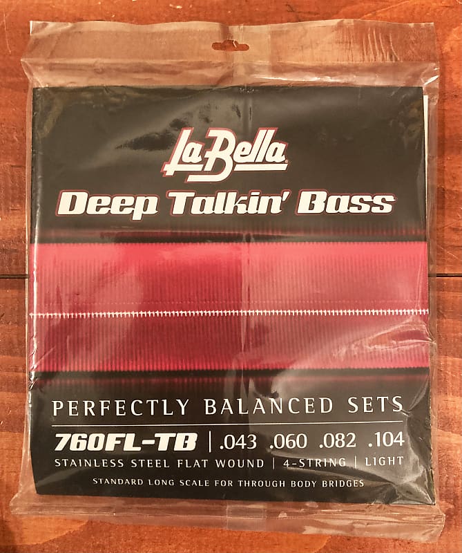La Bella S500L Double Ball Bass Strings - Flat Wound - Light 43-104