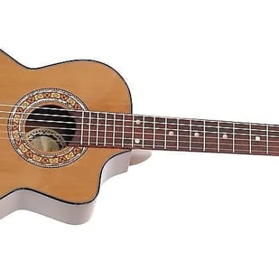 Paracho Elite Guitars Gonzales 6 String Requinto Natural for sale