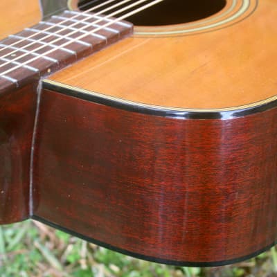 1972 FG-180 Jumbo Dreadnought Red Label MIJ Nippon Gakki +Yamaha Rocket Hard Case image 11