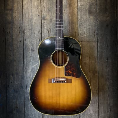 1956 Gibson J-45 Jumbo Acoustic in Sunburst finish & case image 2