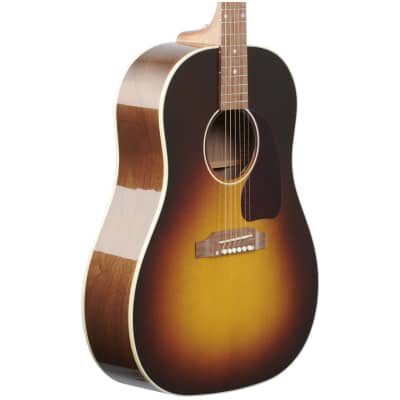 Gibson J-45 Studio Walnut Acoustic-Electric Guitar (with Case), Walnut Burst image 3